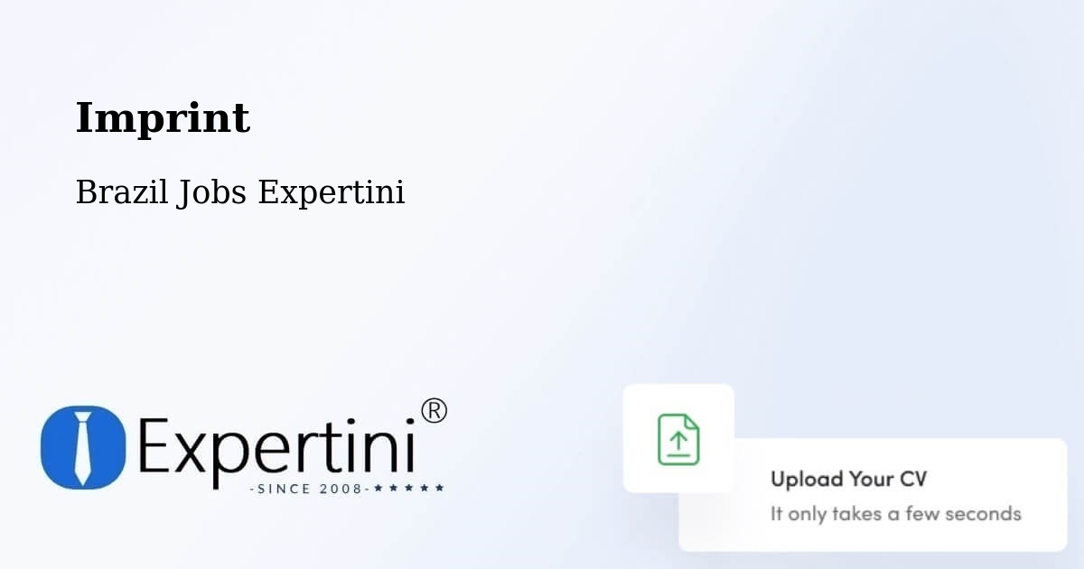 Imprint – Araras - Brazil Jobs Expertini